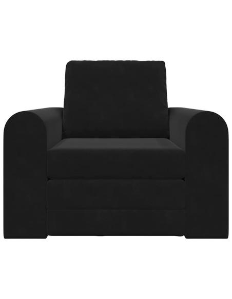 Divano letto Nero 98 x 71 x 83 cm Velluto