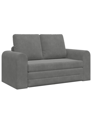 Divano letto 60cm Grigio scuro Velluto