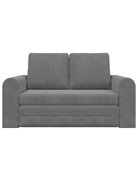 Divano letto 60cm Grigio scuro Velluto