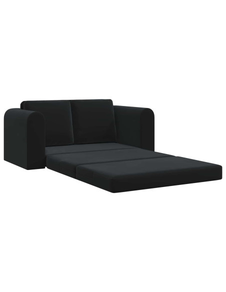 Divano letto 60cm Nero Velluto