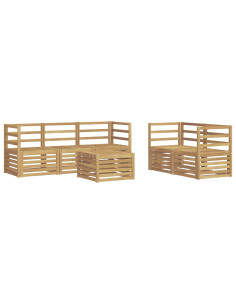 Set divani Legno di Acacia Massello 2