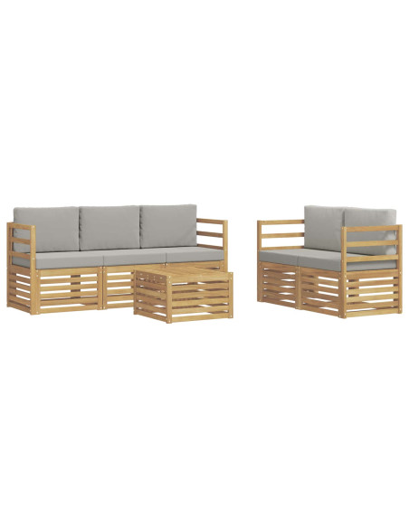 Set divani Legno di Acacia Massello