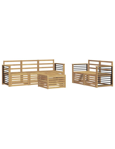 Set divani Legno di Acacia Massello