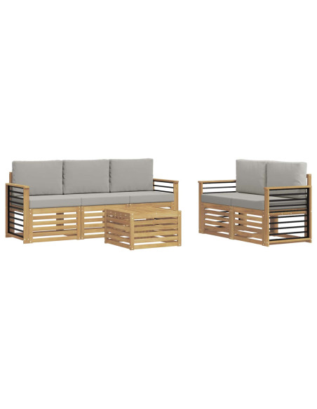 Set divani Legno di Acacia Massello