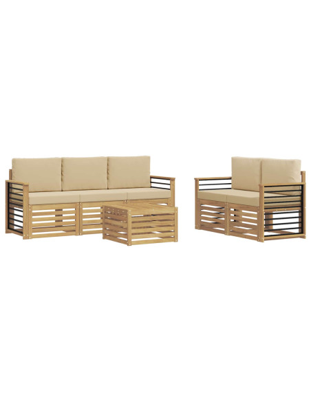 Set divani Legno di Acacia Massello