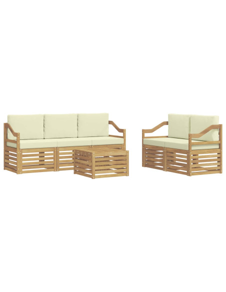 Set divani Legno di Acacia Massello