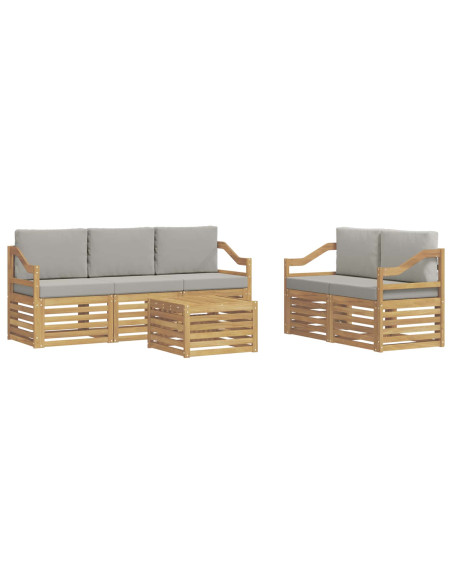 Set divani Legno di Acacia Massello
