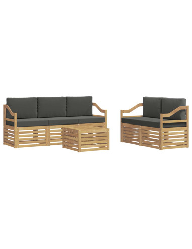 Set divani Legno di Acacia Massello