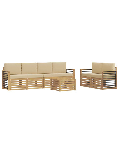 Set divani Legno di Acacia Massello