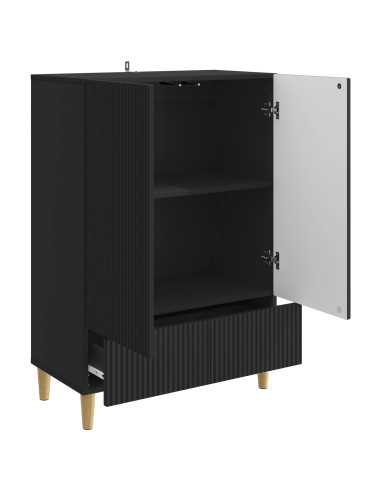Credenza Nero 66 x 34,5 x 95 cm Legno ingegnerizzato