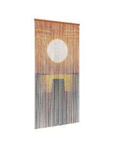 Tenda per Porta Antinsetti multicolore 200 x 100 cm Bambù 2