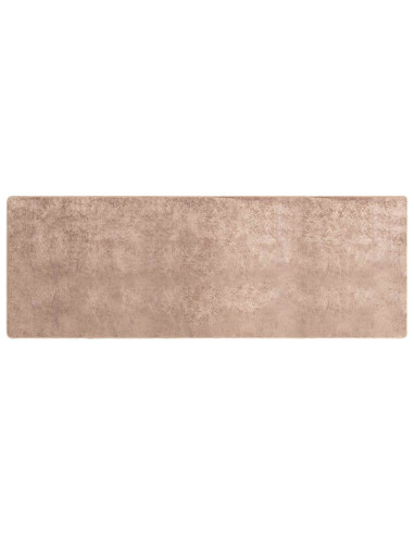 Runner Tappeto MARSA Sabbia 100 x 250 cm Poliestere e PVC