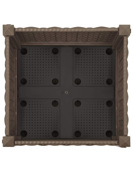 Fioriera Rialzata 40x40x71 cm in Polipropilene