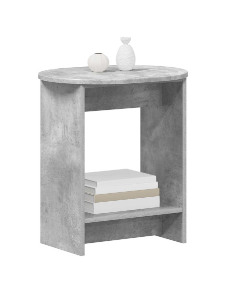 Tavolo laterale Grigio Cemento 50 x 39,5 x 55 cm