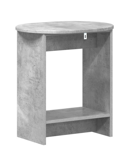 Tavolo laterale Grigio Cemento 50 x 39,5 x 55 cm