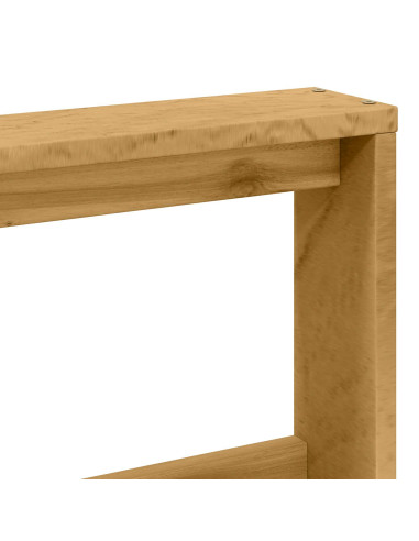 Set di divani da esterno 4 pcs Bianco e Beige Poliestere