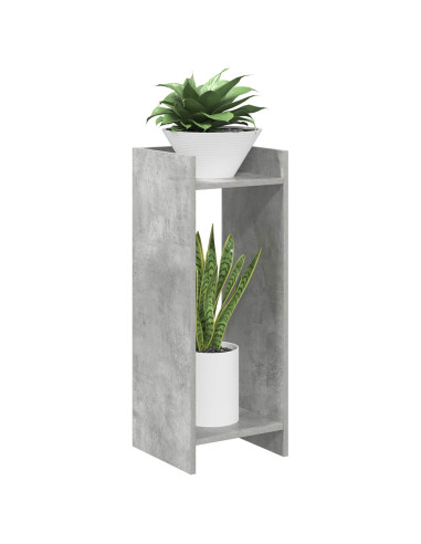 Supporto per piante Grigio Cemento 30 x 30 x 80 cm