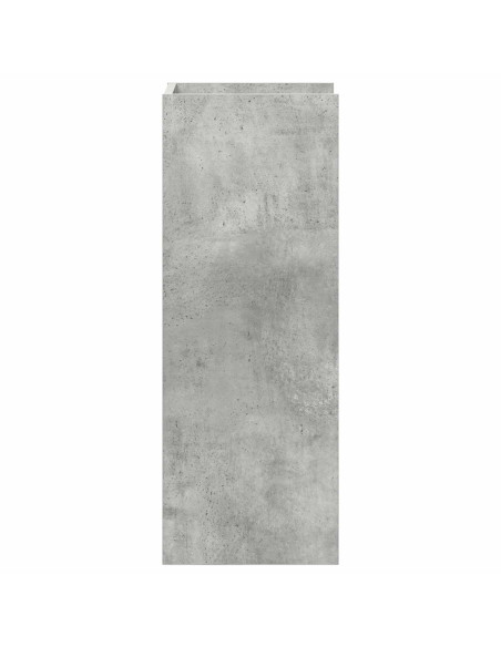 Supporto per piante Grigio Cemento 30 x 30 x 80 cm