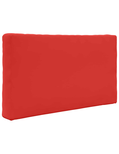 Cuscino per divano da esterno 3 pcs Rosso Poliestere