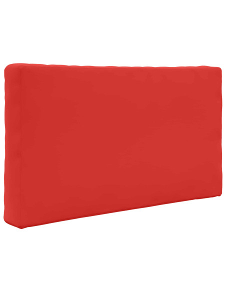 Cuscino per divano da esterno 3 pcs Rosso Poliestere
