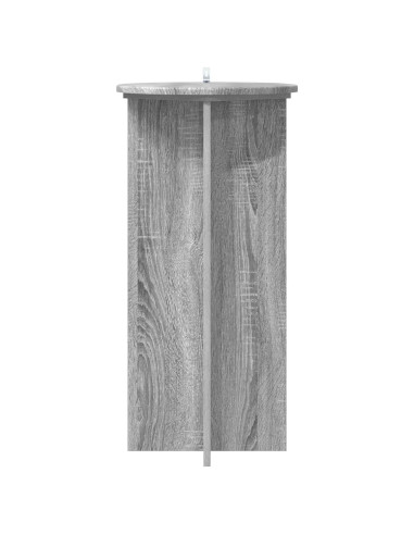 Supporto per piante 2 pcs Grigio Sonoma 40 x 40 x 80 cm