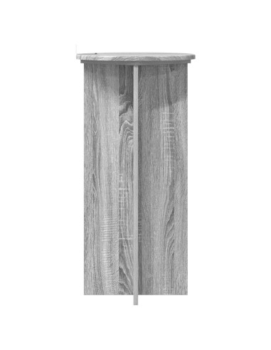 Supporto per piante 2 pcs Grigio Sonoma 40 x 40 x 80 cm