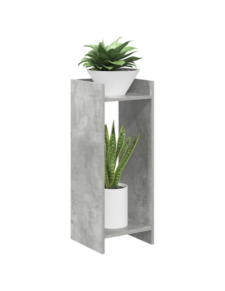 Supporto per piante 2 pcs Grigio Cemento 30 x 30 x 80 cm