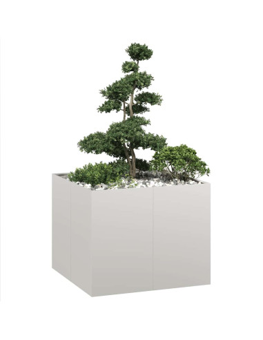 Fioriera 100x100x80 cm in Acciaio Inox