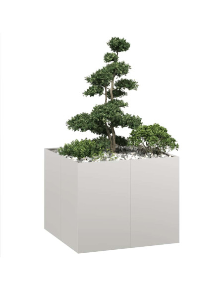 Fioriera 100x100x80 cm in Acciaio Inox
