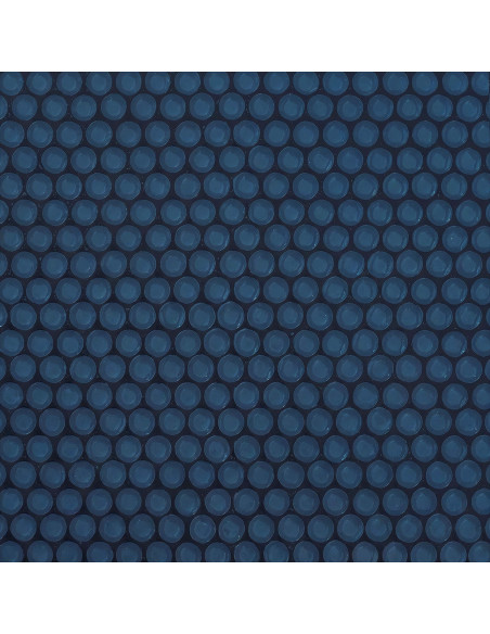 Copertura per piscina Nero e Blu 600 cm PE