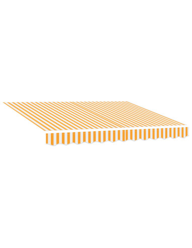 Tenda retrattile manuale con LED Giallo e Bianco 3 x 2,5 m