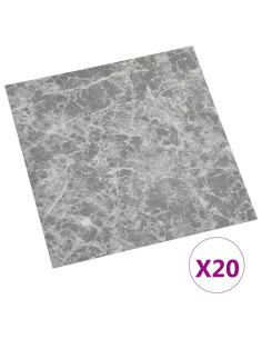 Plance per Pavimentazione Autoadesiva 30,5 x 30,5 cm 20 pcs PVC 2