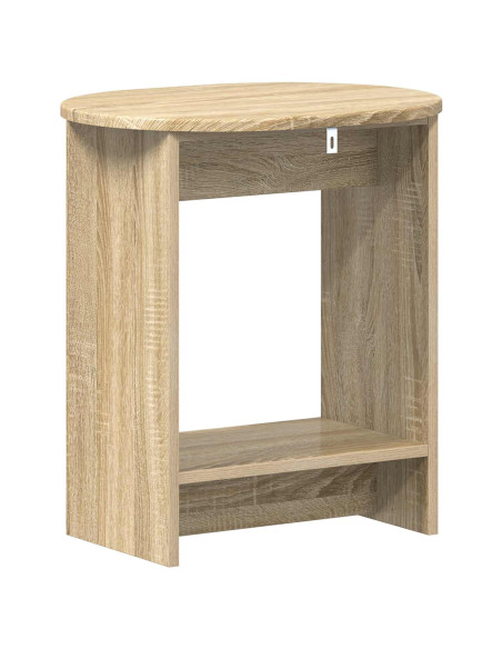 Tavolo laterale Rovere Sonoma 50 x 39,5 x 55 cm