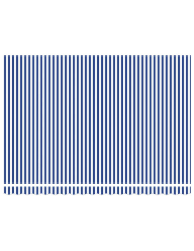 Tettuccio Elettrico Retrattile Blu e Bianco 4,5 × 3,5 m