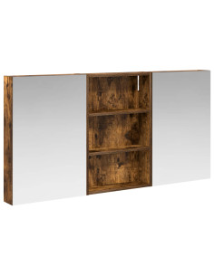 Set di Armadi da Bagno con porta 3 pcs 120 x 10,5 x 60,5 cm 2