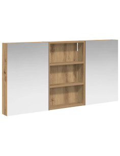 Set di Armadi da Bagno con porta 3 pcs 120 x 10,5 x 60,5 cm 2