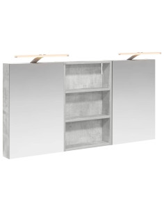 Set di Armadi da Bagno con porta 3 pcs 120 x 10,5 x 60,5 cm 2