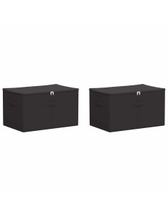 Scatola di Stoccaggio 2 pcs Antracite 55 x 35 x 32 cm 2