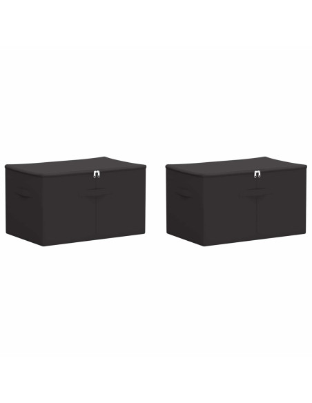 Scatola di Stoccaggio 2 pcs Antracite 55 x 35 x 32 cm