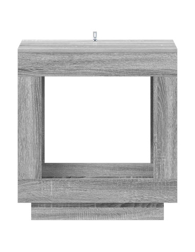 Tavolo laterale Sonoma grigia 60 x 40 x 65 cm