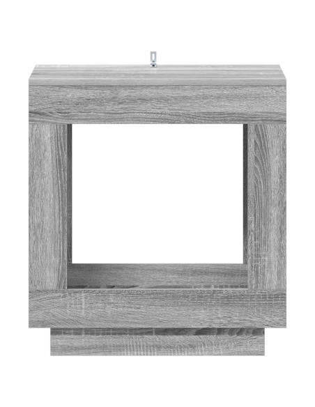 Tavolo laterale Sonoma grigia 60 x 40 x 65 cm