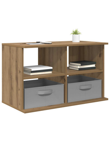 Supporto TV con cassetto Rovere artigianale 79 x 40 x 48 cm