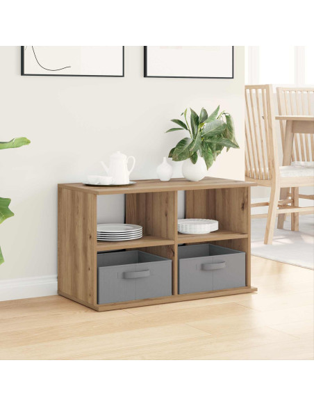 Supporto TV con cassetto Rovere artigianale 79 x 40 x 48 cm