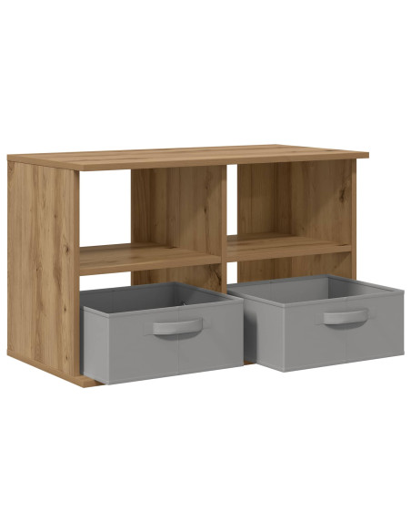 Supporto TV con cassetto Rovere artigianale 79 x 40 x 48 cm