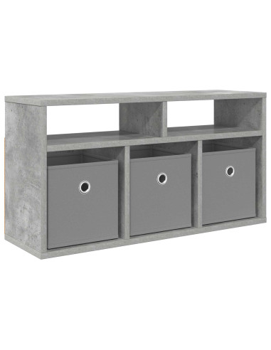 Lowboard con cassetto Grigio cemento 72 x 22,5 x 38 cm