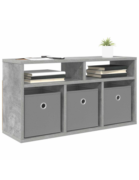 Lowboard con cassetto Grigio cemento 72 x 22,5 x 38 cm