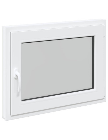 Finestra per Soffitta RISOR Bianco 80 x 50 cm PVC e Vetro