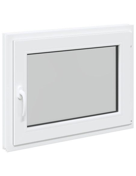Finestra per Soffitta RISOR Bianco 80 x 50 cm PVC e Vetro