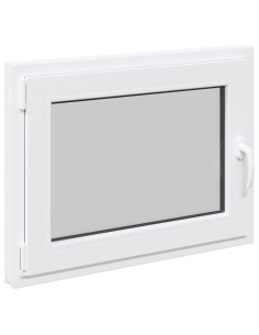 Finestra per Soffitta RISOR Bianco 80 x 50 cm PVC e Vetro 2