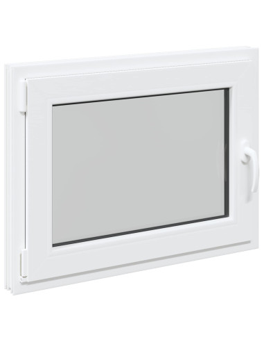 Finestra per Soffitta RISOR Bianco 80 x 60 cm PVC e Vetro